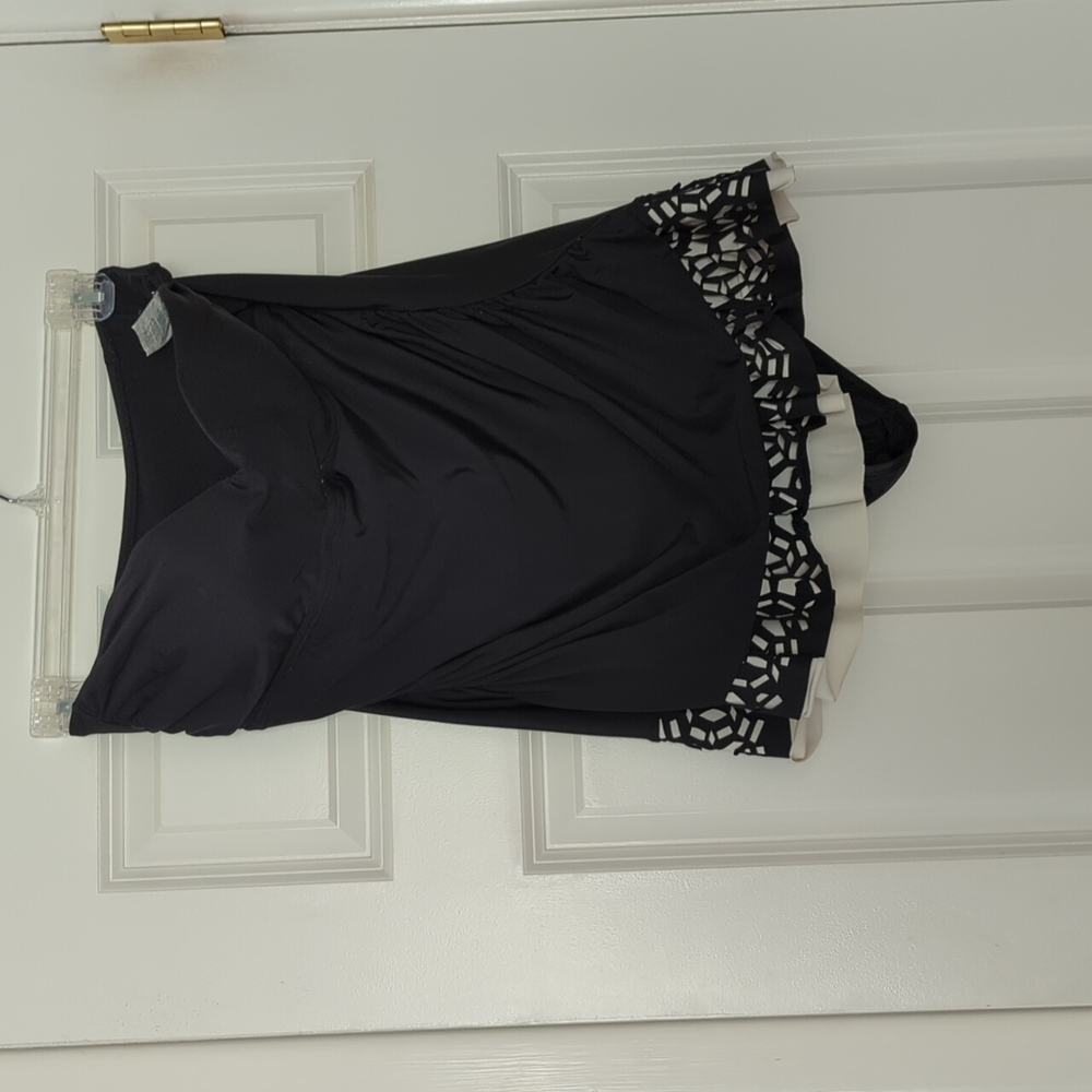 Strapless swim dress